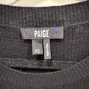 Paige Black Sweater Dress XS